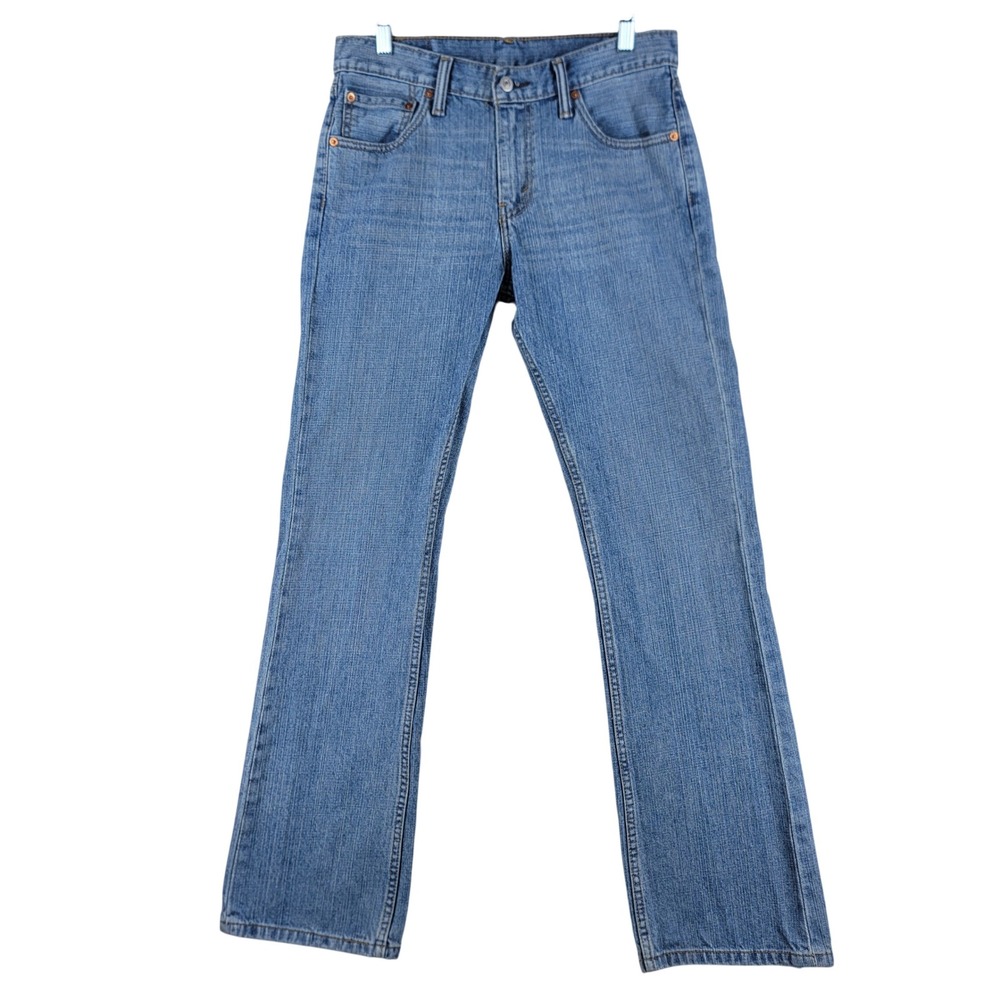 Levi's 527 Slim Bootcut Jeans Men 31x32 (Fits 31x32) Blue Denim 100% Cotton